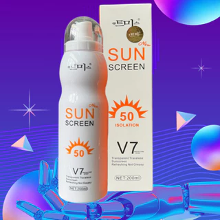 Xịt chống nắng hàn quốc sun screen v7