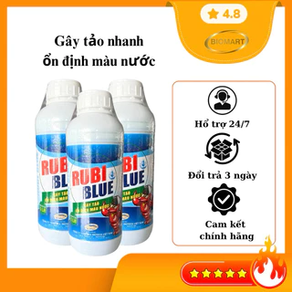 RUBI BLUE - SẢN PHẨM GÂY TẢO, TẠO MÀU NƯỚC ỔN ĐỊNH CHO AO NUÔI TÔM CÁ