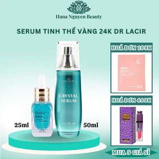 Serum tinh thể vàng 24k Dr Lacir crystal serum 25ml và 50ml