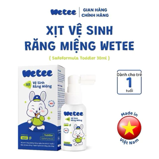 Combo 2 Xịt Chống Sâu Răng WETEE Cho Bé Từ 1 Tuổi , Giúp Làm Sạch Và Bảo Vệ Men Răng, ngừa sâu răng