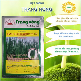 Hạt giống hành hương (hành lá) chịu nhiệt Trang Nông 10gr