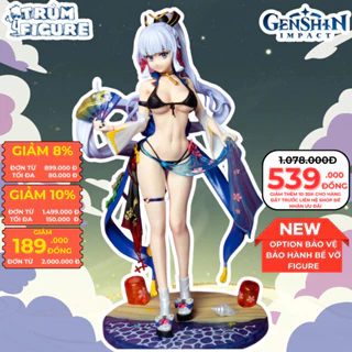 Mô Hình, Figure Genshin Impact  Kamisato Ayaka Anime áo tắm BIKINI, Game - Full Box Trùm Figure