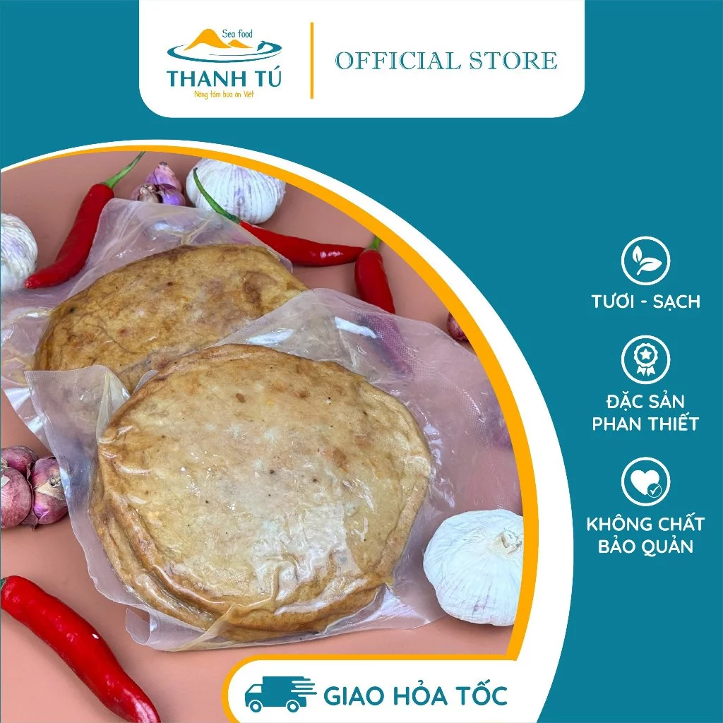 [Hoả tốc HCM] Chả Cá Phan Thiết Nguyên Chất 250G Dùng Thử Thơm Ngon Vị Khác Biệt - Hải Sản Thanh Tú