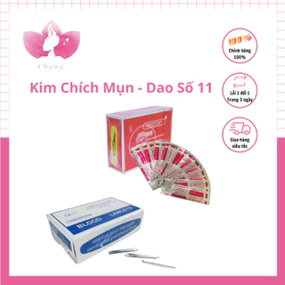 Kim Chích Mụn - Dao Số 11 - Dụng Cụ Nặn Nặn Mụn Trong Spa - Thẩm Mỹ Viện