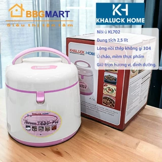 Nồi ủ Khaluck.home KL-702 2.5 lít dùng được trên bếp từ