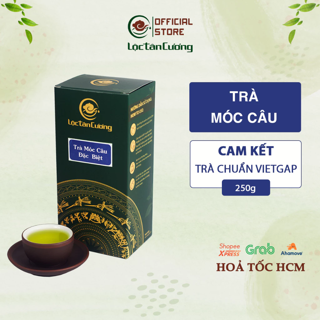 Trà Tân Cương Móc Câu Đặc Biệt Lộc Tân Cương Hộp 250g Trà Sạch Tiêu Chuẩn VietGap