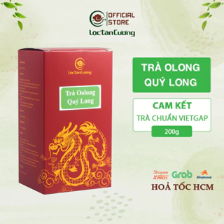 Trà Ô Long Quý Long Lộc Tân Cương Hộp 200g | Trà Oolong Cao Cấp