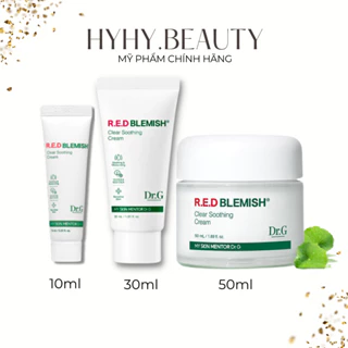 Kem dưỡng làm dịu da mẩn đỏ Dr.G Red Blemish Clear Soothing Cream