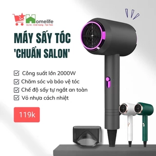 Máy Sấy Tóc HIGHWAY 2 Chiều Nóng Lạnh Công Suất 2300W, 3 Chế Độ Sấy Chăm Sóc Tóc Nhanh Khô