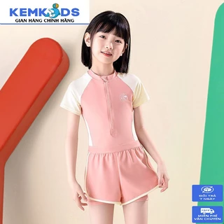 Bikini bé gái KEMKIDS bộ bơi thể thao bé gái áo + quần nice 10-40kg