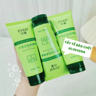 Tẩy Tế Bào Chết GINBI 100g Chiết Xuất Nha Đam Tươi, Tẩy Da Chết Tẩy Sạch Da Dưỡng Ẩm Trắng Da