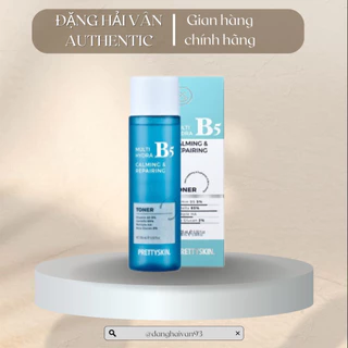 Nước hoa hồng phục hồi, dưỡng trắng Prettyskin Multi Hydra B5 Calming & Repairing Toner 205ml