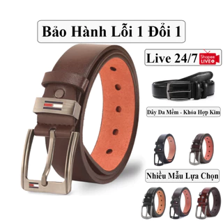 Thắt Lưng Da Thời Trang Nam Sale 99K Vicenzo Khóa Tự Động Ko Rỉ Cao Cấp Bh Lỗi 1 Đổi 1, Dây Nịt Thắt Lưng Thời Trang Nam