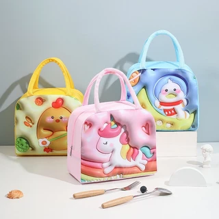 Túi đựng hộp cơm giữ nhiệt size lớn cao cấp chống thấm nước BAG U TCOMCHAMBI33