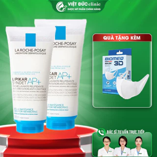 Sữa rửa mặt La Roche Posay cho da khô nhạy cảm bị kích ứng mẩn đỏ ngứa Sửa tắm La Roche Posay Lipikar Syndet Cream 200ml