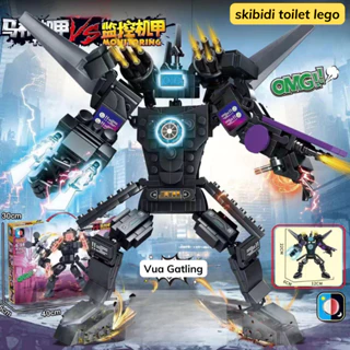 lego skibidi toilet lego Vua Gatling 362 Pcs mới nhất