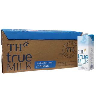 (Ship hỏa tốc HCM) Thùng 12 hộp sữa tươi TH True Milk 1 lít (các loại)