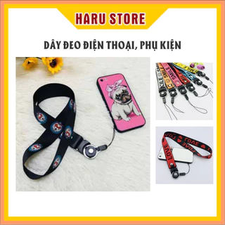 Dây Đeo Thời Trang (Đeo Ốp ĐT, Đeo Thẻ Sinh Viên, Cư Dân, Đeo Móc Chìa Khóa) - Nhiều Mẫu Cực Đẹp, Cá Tính