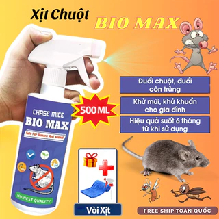 Xịt Đuổi Chuột BioMax Chai 500ml An Toàn Hiệu Quả Cao