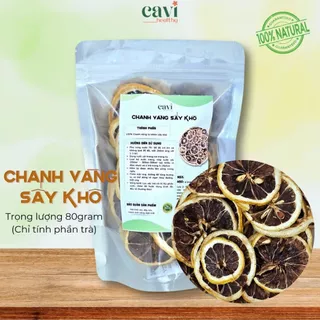 Chanh Vàng Sấy Khô, Trà Chanh Vàng Thái Lát Khô Tự Nhiên Thơm Ngon