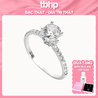 Nhẫn Bạc Nữ 925 Đá Chủ Ổ Cao TBHP s925 Silver Rings - Mã TSJN05