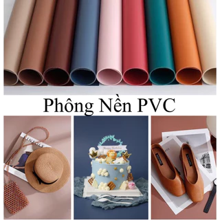 (PHÔNG PVC KHỔ LỚN - DÀY, CHỐNG THẤM) Phông Nền Màu Trơn Bằng Nhựa PVC chống lóa, Chụp Hình Chuyên Dụng Studio