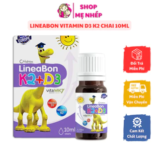 LineaBon vitamin D3 K2 10ml - Vitamin tăng chiều cao cho bé chính hãng