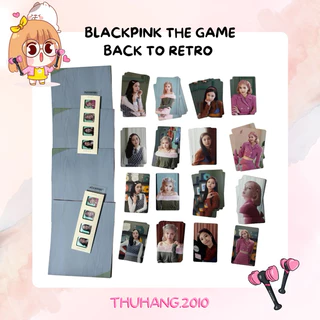 thuhang.2010 - [BÁN TÁCH LẺ] BLACKPINK THE GAME PHOTO CARD COLLECTION BACK TO RETRO
