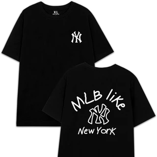 Áo Thun MLB Unisex Form Rộng, Áo Phông Tay Lỡ Nam Nữ Chất Liệu Cotton Nhiều Loại Ảnh Thật Có Sẵn