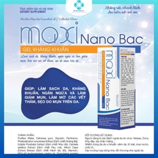 Gel làm sạch da Nano Bạc dùng trong các trường hợp tay chân miệng, thủy đậu, herpes, zona, sởi, côn trùng cắn, muỗi đốt