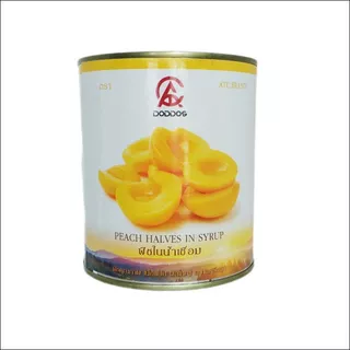 Đào ngâm đường ATC 820g - Quả đào đóng hộp Peach Halves in Syrup