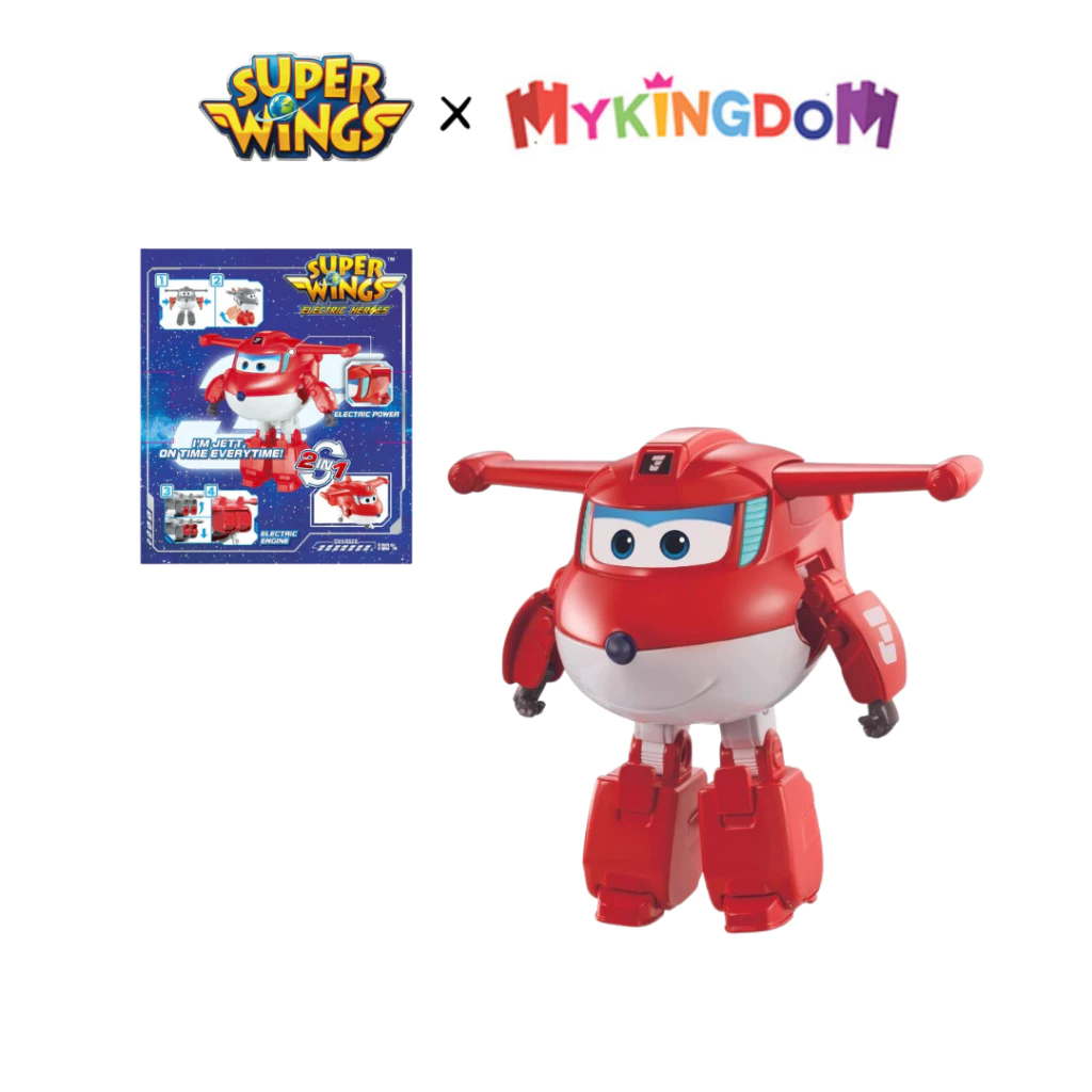 Đồ Chơi Robot Biến Hình Cỡ Lớn Jett Tia Chớp SUPERWINGS YW780210