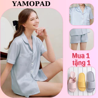 Đồ ngủ Pijama BluePink Yamopad chất lụa mỹ cao cấp