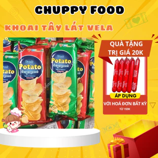 Bim Khoai Tây Potato Vela 🎁CHUPPY FOOD🎁 5 Gói Snack Bim Khoai Tây Lát, Que Cay Ăn Vặt Cổng Trường