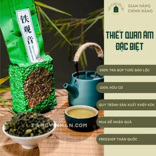 Trà Ô long (Trà  Olong) Thiết Quan Âm Xanh 200Gr - Trà Ô long Bảo Lộc