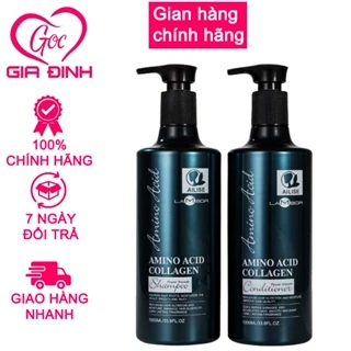 Dầu Gội Xả Keratin AILISE LAMBOR 1000ML ngăn dầu sạch gầu ngăn rụng tóc