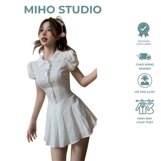 Đầm tiểu thư tay phồng Miho Studio