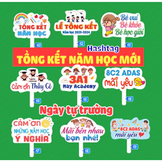 [Hoả tốc 2h] Hashtag khai giảng, bế giảng, kỷ yếu