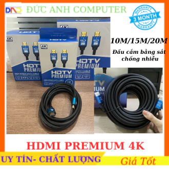 <FULL VAT> Cáp HDMI/ HDTV 4K UltraHD 2.0V HDMI Premium Cable Ultra HD 4k 10M /15M/ 2M  hàng chính hãng