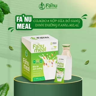 Combo 8 hộp sữa hạt bổ sung dinh dưỡng Fanu Meal hỗ trợ giảm cân, thay thế bữa ăn dinh dưỡng