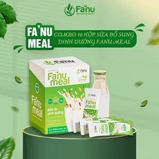 Combo 10 hộp sữa hạt bổ sung dinh dưỡng Fanu Meal hỗ trợ giảm cân, thay thế bữa ăn dinh dưỡng