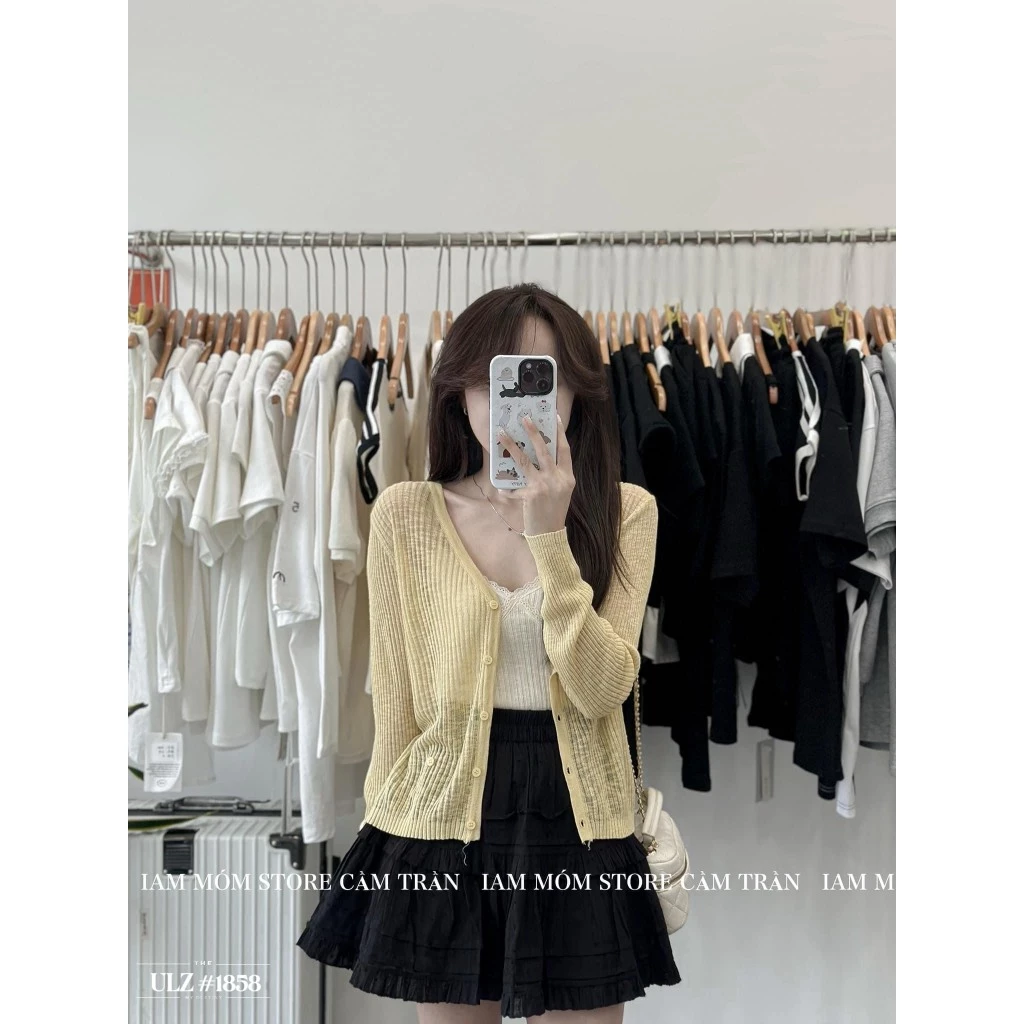 Áo cardigan len 1858 Ulzzang style 🌸 Hàng Quảng Châu