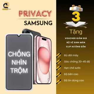 Cường lực chống nhìn trộm SamSung A12 A13 A23 A33 A53 A71 A72 A73 A22 A03s A04 A04s M51 M33 A52s A52 5G A51 A32 A20s A11