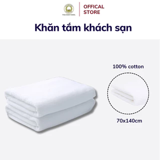 [TẶNG 5 KHĂN LAU] Khăn Tắm cỡ đại 70x140cm THAI BINH TOWEL 100% Cotton Mềm mại, Không Xổ Lông, Không Phai L5