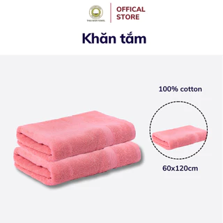 Khăn Tắm 60x120cm THAI BINH TOWEL 100% Cotton Mềm mại, Không Xổ Lông, Không Phai L4