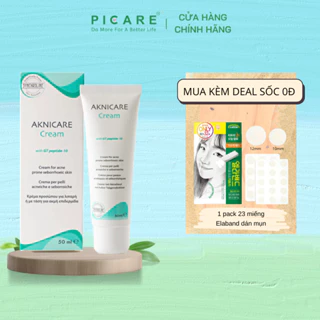 Kem kiểm soát giảm tăng tiết bã nhờn và dưỡng ẩm cho da mụn giảm mụn sưng viêm Aknicare Cream 50ml