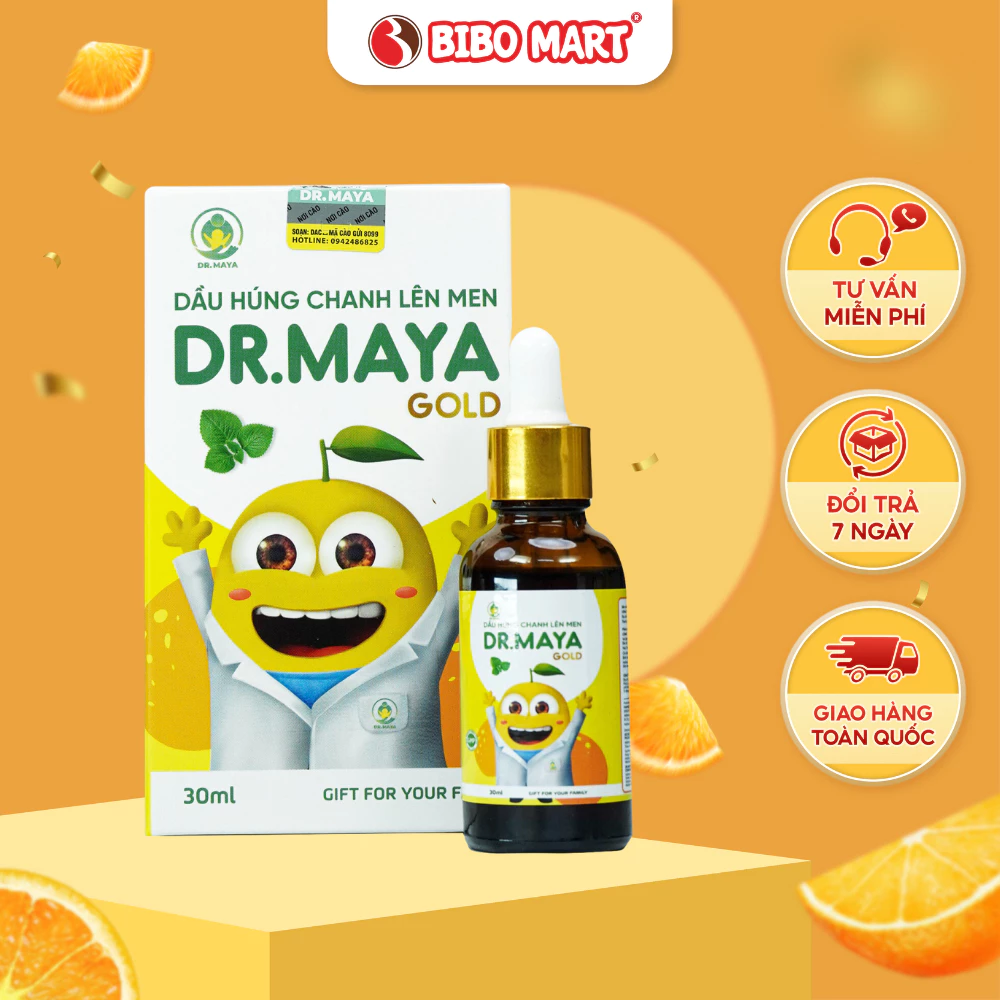 Dầu Húng Chanh Lên Men Minion Gold Giảm Ho Tiêu Đờm Tăng Sức Đề Kháng Cho Trẻ 30ml Bibo Mart