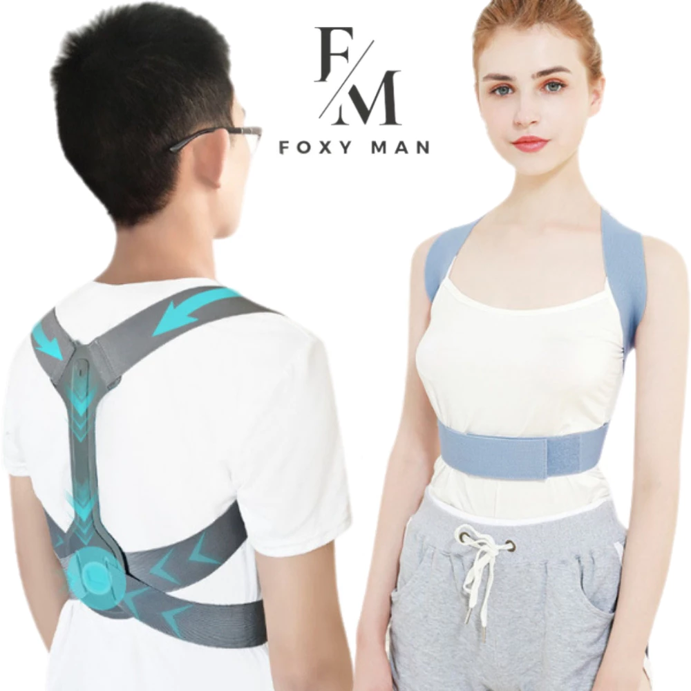 Đai Chống Gù Lưng Nam Nữ Hỗ Trợ Ngăn Ngừa Thoái Vị Thoái Hóa Điều Chỉnh Dáng  FOXYMAN
