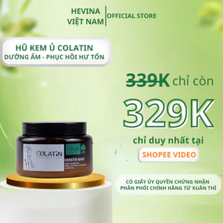 Kem ủ hấp tóc phục hồi dưỡng tóc hư tổn tại nhà Collagen Keratin Mask COLATIN 500ml - HEVINA VIỆT NAM