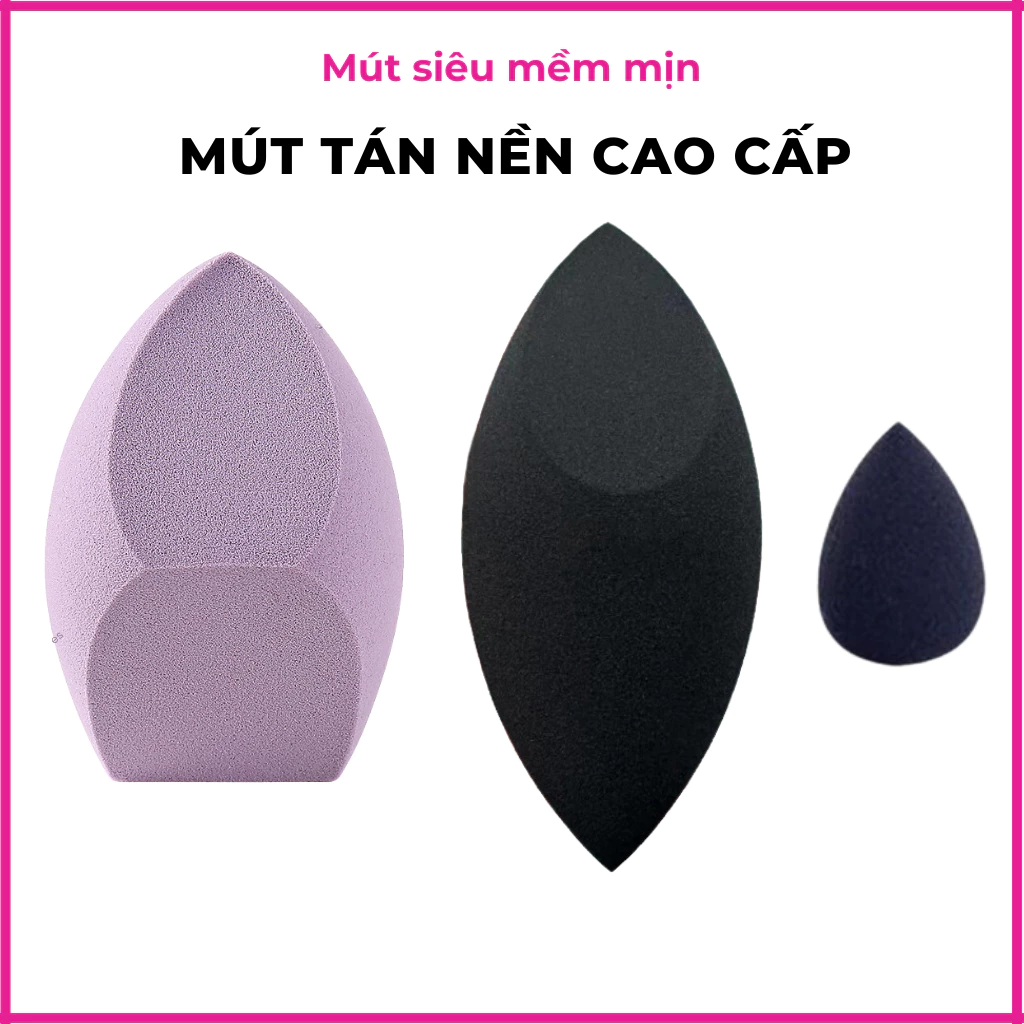 Bông mút tán kem nền kem che khuyết điểm cao cấp mềm mịn